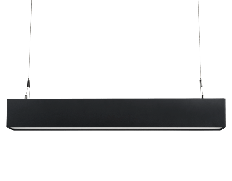linear led pendant black